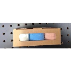 3 Rolls of Fancy Embroidery Ribbon - Sky Blue, White & Pink!